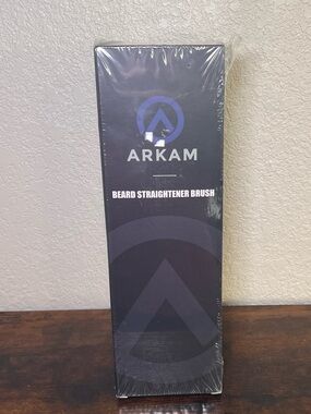 ARKAM Beard Straightener Heated Brush Mens Grooming Tool NIB